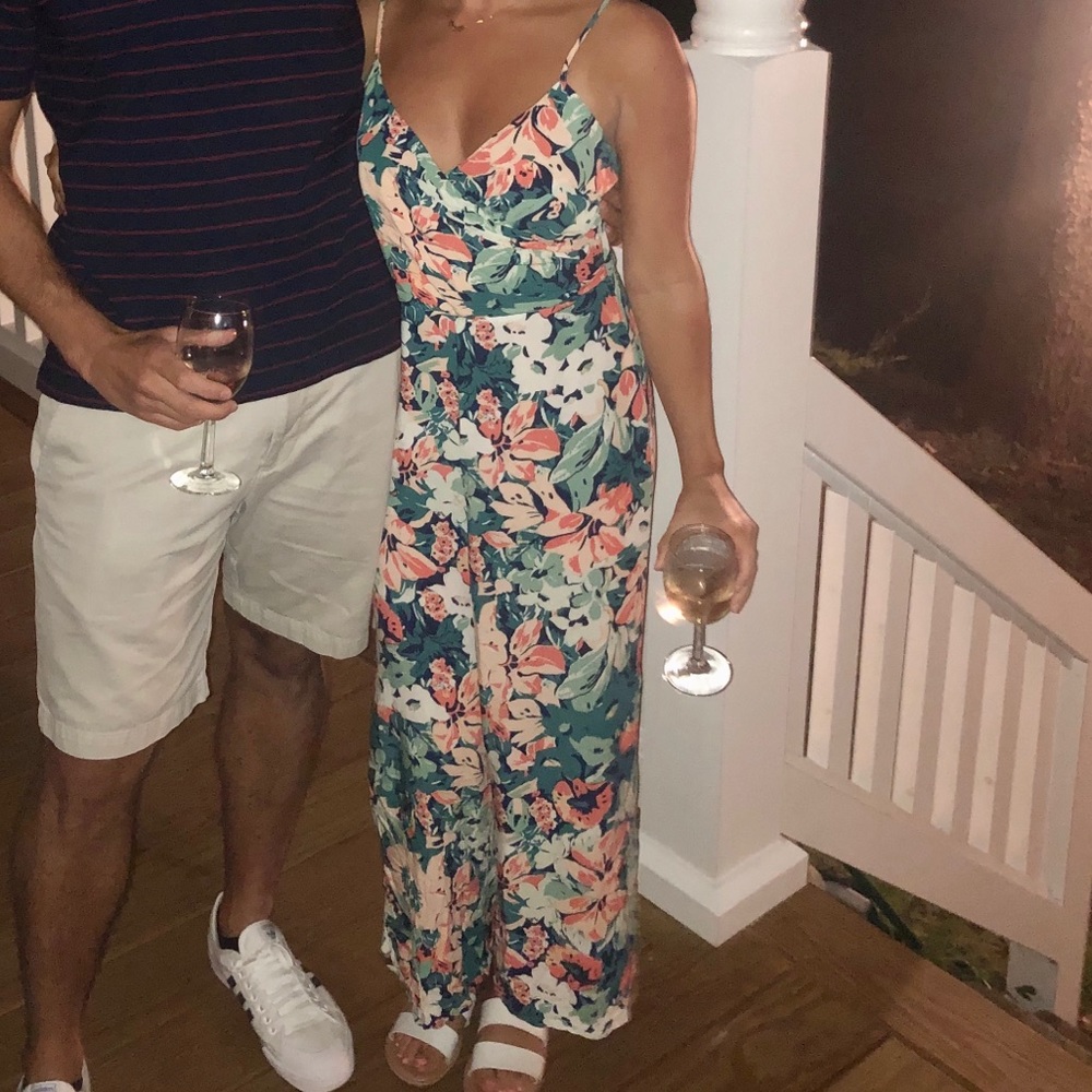 Lush multicolor floral jumpsuit